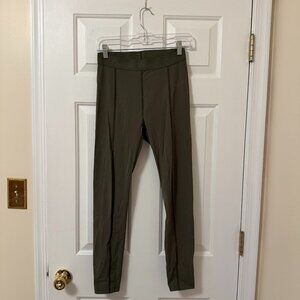 Outdoor Voices TechSweat Core Leggings Olive Green Size S